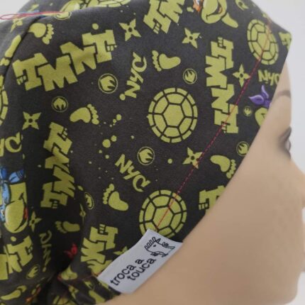Touca elástico super-heróis. Tartarugas Ninja