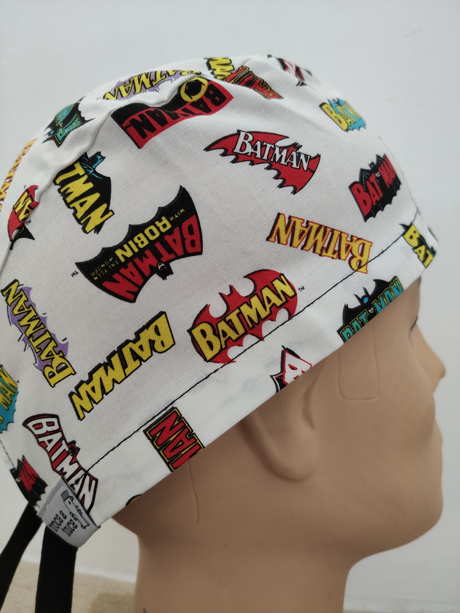 FSUPERHEROIS01 Touca fita super-heróis DC Batman logo