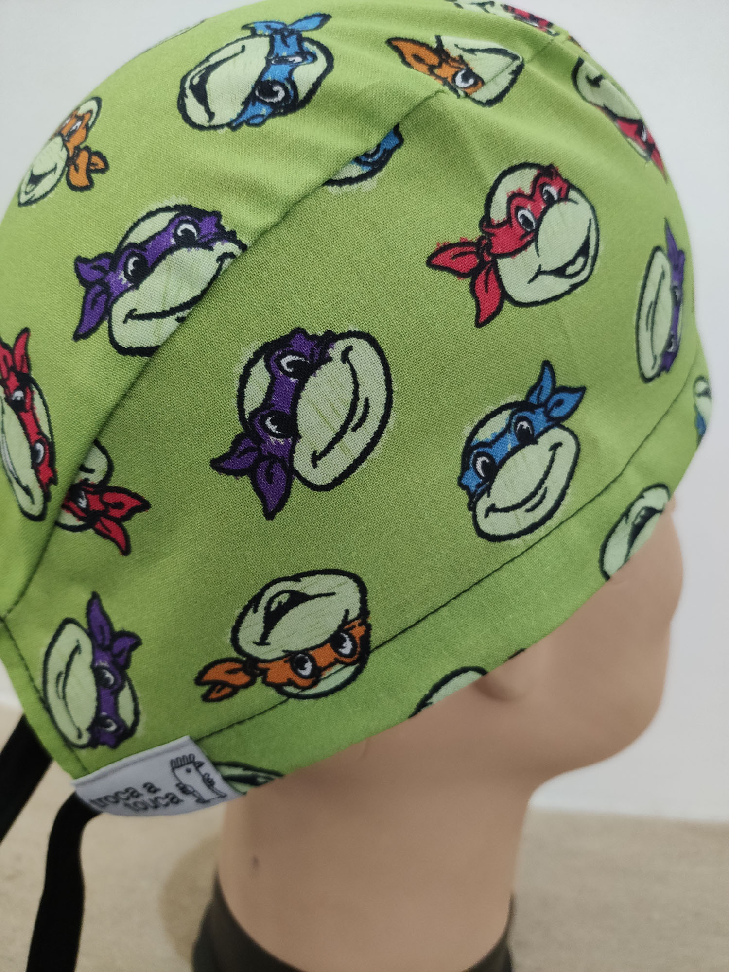 FSUPERHEROIS12 Touca fita super-heróis Tartarugas Ninja