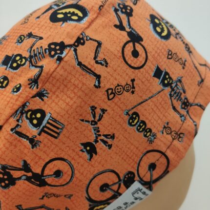 Touca elástico esqueletos e abóboras