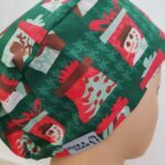 Touca elástico Natal. Quebra nozes.