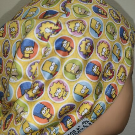 Touca cirúrgica cartoons elástico. Simpsons.