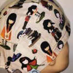 Touca cirúrgica cartoons fita. Gorgeous.