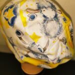 Touca cirúrgica animais elástico. Ovelhas.