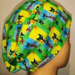 Touca cirúrgica animais elástico. Gatos.