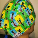 Touca cirúrgica animais fita. Gatos.