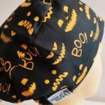 Touca cirúrgica Halloween elástico.