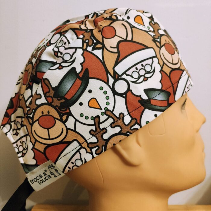 Touca cirúrgica Natal fita.