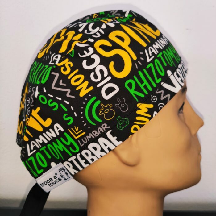 Touca cirúrgica saúde fita. Neurologia.