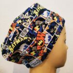 Touca cirúrgica super-heróis elástico. Batman.