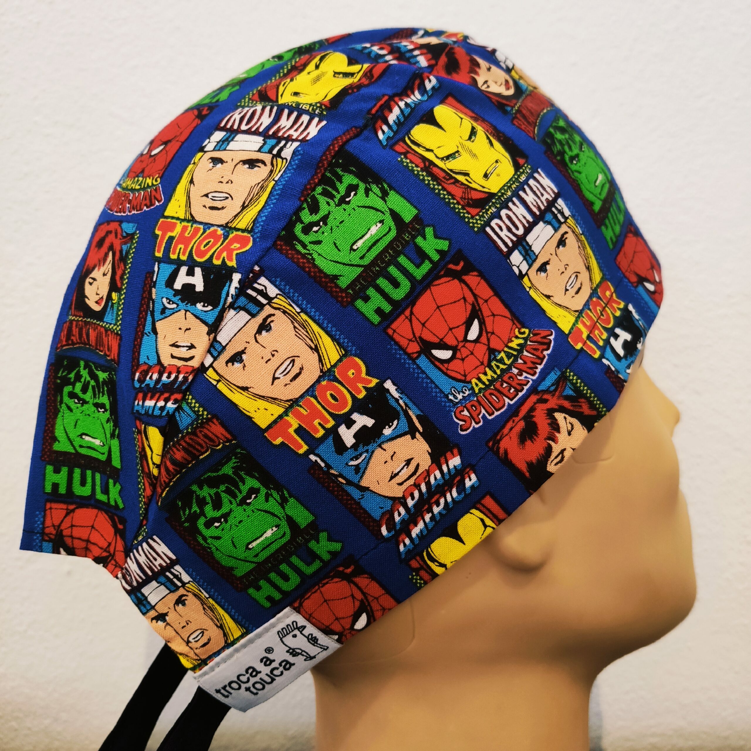 FSUPERHEROIS28.JPG Touca cirúrgica super-heróis fita.