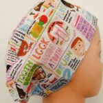 Touca cirúrgica dentes elástico.